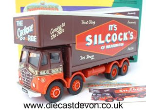 Main image for the Corgi 12601 Silcocks Foden Closed Pole Truck shown on a white background