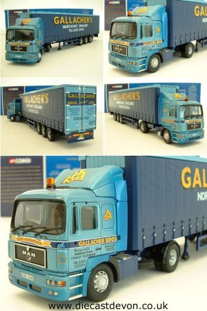 Main image for the model Corgi 75803 Gallacher Bros MAN Curtainside