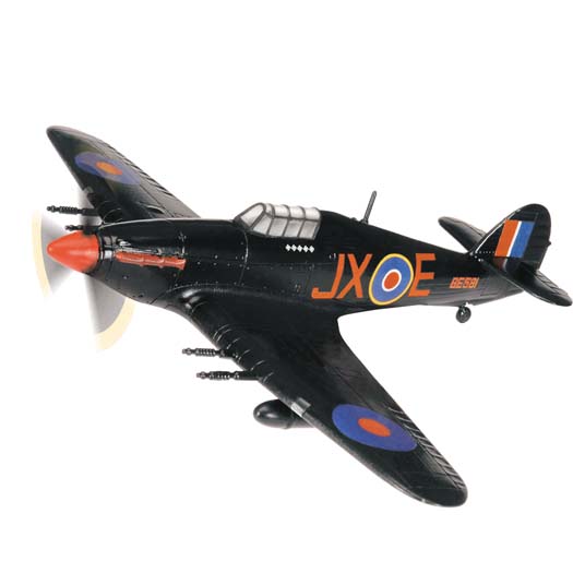 Main image for the model Corgi AA39701 Hawker Hurricane IIc, BE581, JX-E, RAF 1 Sqn, Flt Lt K M Kuttelwascher, Tangmere , April 1942