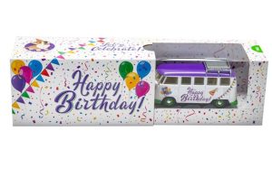 Main image for the Corgi CC02734 Volkswagen Campervan Happy Birthday shown on a white background