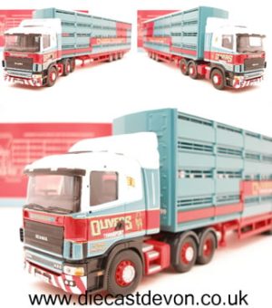 Main image for the model Corgi CC12222 Olivers Transport Scania Livestock Transporter