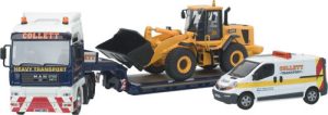 Main image for the model Corgi CC13427 R Collett & Sons MAN TGA Nooteboom with JCB 456 and Vauxhall Vivaro Van
