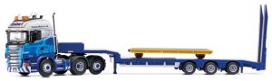 Main image for the model Corgi CC13745 Scania R Nooteboom Step Frame Trailer, Eddie Stobart Rail, Carlisle, Cumbria