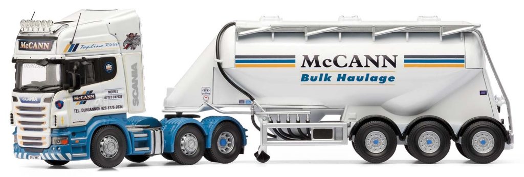 Main image for the model Corgi CC13760 Scania R Topline Feldbinder, McCann Haulage, County Tyrone, Northern Ireland