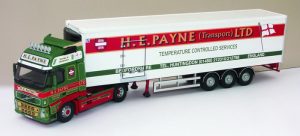 Main image for the model Corgi CC14013 H E Payne Volvo FH Refrigerated Trailer