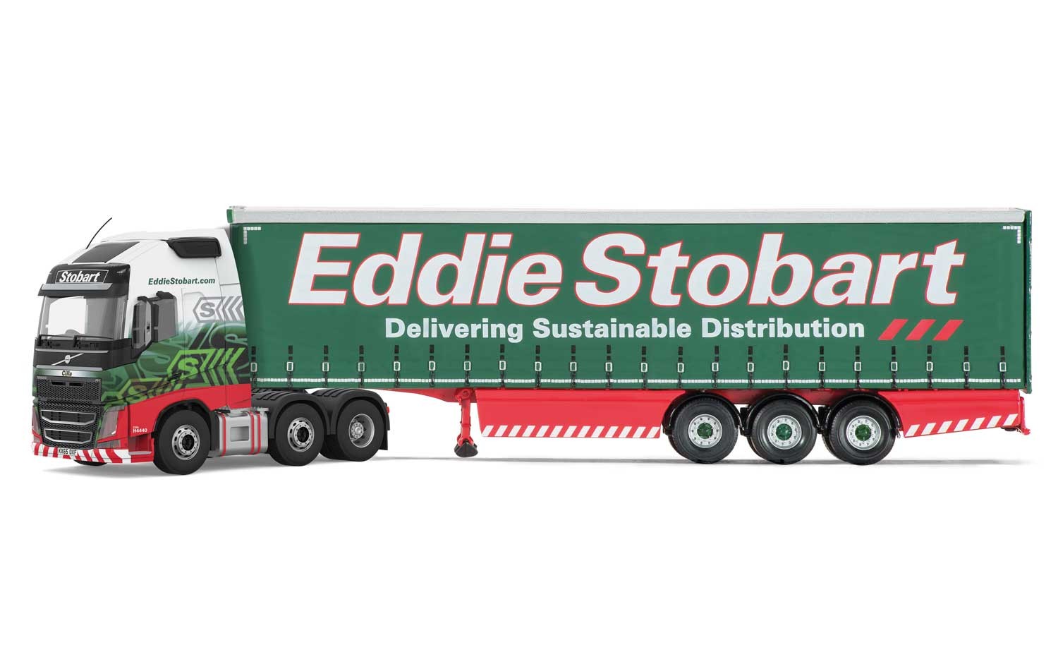 Corgi 1/64 Scale 59538 Diecast - Renault Curtainside Trailer - Eddie