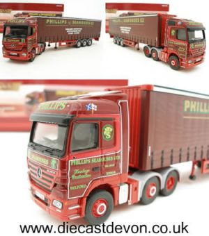 Main image for the model Corgi CC18202 Phillips of Seahouses Mercedes Actros Curtainside