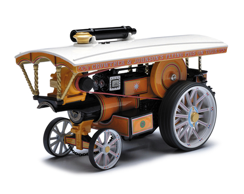 Main image for the model Corgi CC20510 Burrell Showmans - Road Locomotive No.3910 Crowther & Johnson's Flying Pigs On Tour 'Wait and See'
