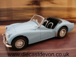 Main image for the model Corgi D7371 Triumph TR3A Open Top Pale Blue
