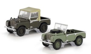 Main image for the model Corgi LR3002 Land Rover Series 1 80, 60th Anniversary 2-Piece Set: HUE 166 and CYJ 573