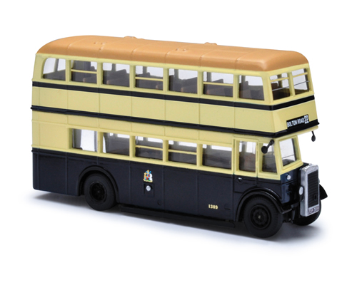 Main image for the model Corgi OM43915B Daimler CW Utility - Birmingham - City (Suffolk Street) - Dual Destination