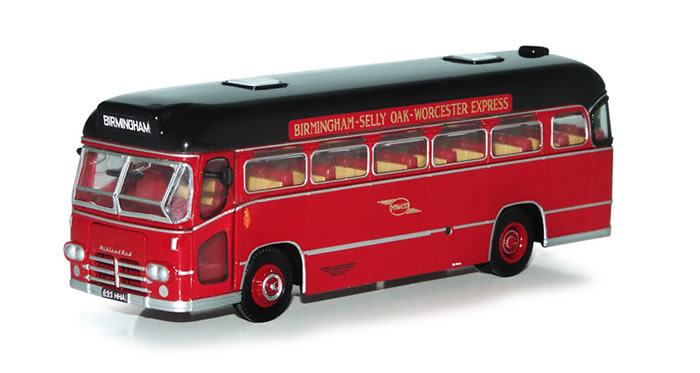 Main image for the model Corgi OM45508 BMMO C5 Motorway Coach, Birmingham/Worcester- Dual destination/Split run