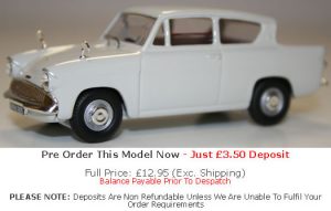 Main image for the model Corgi Vanguards VA00126 Ford Anglia 105E Cirrus White