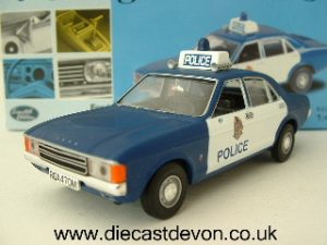 Main image for the model Corgi Vanguards VA05507 Glasgow Police Ford Consul
