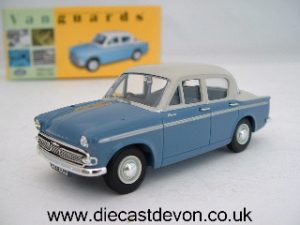 Main image for the model Corgi Vanguards VA06802 Hillman Minx Azure Blue & Pearl Grey