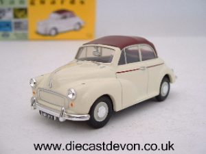 Main image for the model Corgi Vanguards VA07100 Morris Minor Convertable Cream & Maroon