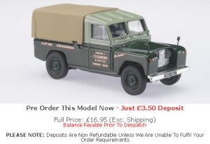 Main image for the model Corgi Vanguards VA07610 Moreton C Cullimore Land Rover MK2