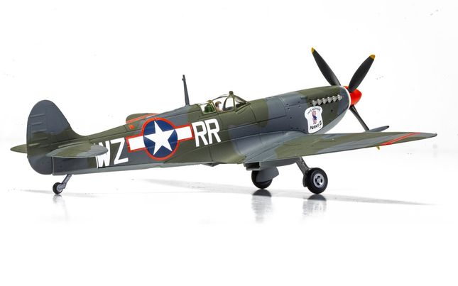aa29104_9.jpg Main image for the Corgi AA29104 Supermarine Spitfire Mk.IXc 'Porky II' - 31st USAAF - Lt. Robert Connor shown on a white background