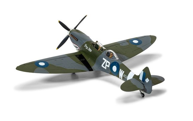 aa29201_6.jpg Main image for the Corgi AA29201 Supermarine Spitfire T.9 ‘Grey Nurse’ - TE308 - Biggin Hill Heritage Hangar. shown on a white background