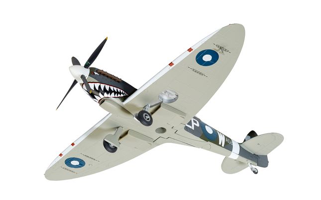 aa29201_7.jpg Main image for the Corgi AA29201 Supermarine Spitfire T.9 ‘Grey Nurse’ - TE308 - Biggin Hill Heritage Hangar. shown on a white background