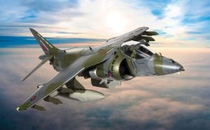 Main image for the model Corgi AA29302 BAe Harrier GR9A 'Ninja 1' - RAF Cottesmore - Final Flight Retirement Scheme