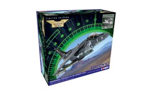 Main image for the Corgi AA29303 McDonnell Douglas AV-8B Harrier II Plus - 165001/01 - VMA-214 'Black Sheep' shown on a white background