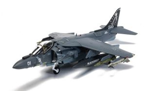 Main image for the Corgi AA29303 McDonnell Douglas AV-8B Harrier II Plus - 165001/01 - VMA-214 'Black Sheep' shown on a white background
