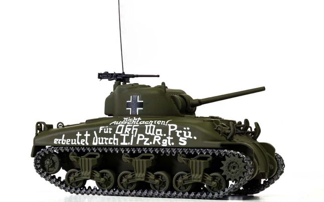 cc51032_3_sherman-trophy.jpg Main image for the Corgi CC51032 M4A1 Sherman Beute Panzer (Trophy Tank) shown on a white background