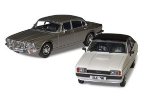 Main image for the Corgi CC91992 Screen Stars: Ford Capri MK2 & Jaguar XJ6 Series 2 - Twin Car Pack shown on a white background
