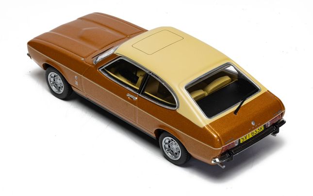 va15406_5.jpg Main image for the Corgi VA15406 Ford Capri MK2 3.0 Ghia - Saturn Gold shown on a white background
