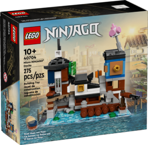 Main image for the LEGO 40704- NINJAGO Micro NINJAGO® Docks shown on a white background