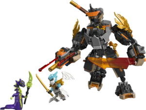 Main image for the model LEGO 71854- NINJAGO Cole's Mission Mech & Dragon Zane