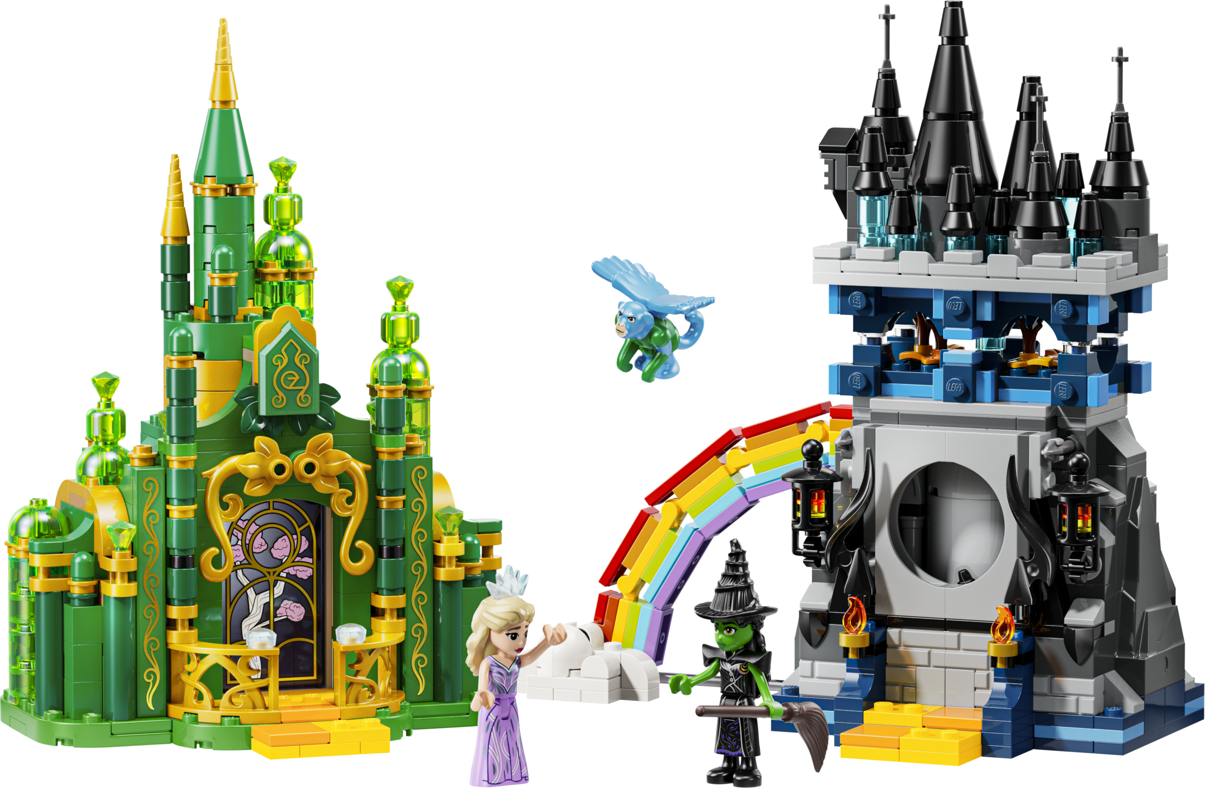 Main image for the model LEGO 75689- Wicked Emerald City & Kiamo Ko Castle