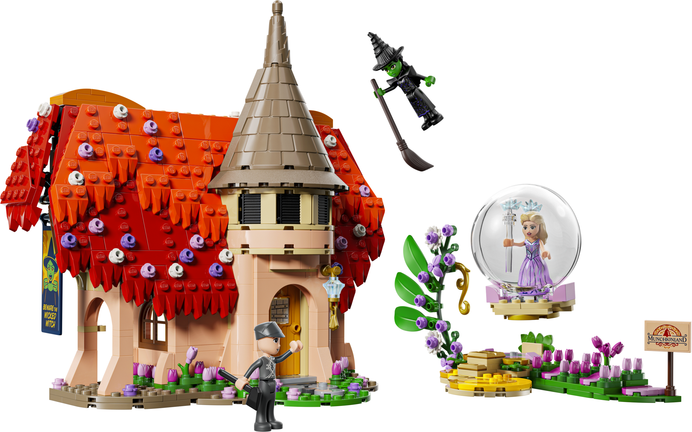 Main image for the model LEGO 75690- Wicked Glinda & Elphaba Visit Munchkinland